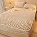 Milk Velvet Piece Winter Mattress Protector Thickened Coral Fleece Dormitory Single Sheet Bed Cover_maomaolike.com