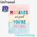 Inspirational Quote Painting Poster, Soft Watercolor Style Pastel-toned Motivational Text Poster, Uplifting Encouraging Message Ideal For Office_maomaolike.com