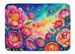 Peonies In Color Memory Foam Kitchen Mat Machine Washable Anti-Fatigue Mat Cushion Comfort Bath Mat Or Kitchen Rug_maomaolike.com