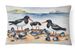 Birds, Birds, Birds Throw Pillow Throw Pillow For Indoor Couch Bed Outdoor Patio Washable, Oystercatchers Feeding 7521,12Hx16W_maomaolike.com