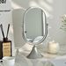 Desktop Oval Small Mirror, High‑appearance Dressing Table Mirror, Suitable For Dorms, Home, And Bedrooms As A Makeup Mirror._maomaolike.com