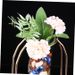 Glass Tube Vase Hydroponics Planter With Metal Frame Creative Flower Planter For Home Office Decor For Tulips Roses And Branches Unique Present Idea_maomaolike.com