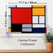 Abstract Geometric Painting Poster, Vibrant De Stijl Style Color Block Grid Poster, Sleek Modern Aesthetic Ideal For Living Room, Office Decor_maomaolike.com
