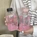 600ML Cute Bow Plastic Bottle Leak-Proof Juice Portable Milk Coffee Mug Outdoor Drinking Cup Kitchen Water Cups_maomaolike.com