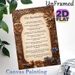 The Beatitudes Religious Painting Poster, Vintage Embossed Floral & Bird Framed Text Poster, Inspirational Biblical Verse Decor For Home, Prayer_maomaolike.com