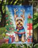 Yorkshire Terrier Yorkie Christmas Reindeer Garden Flag Mailbox Flag Decorative Yard Flag Banner Outside Patio Artwork Yard Flower Beds, Garden Size, Multicolor_maomaolike.com