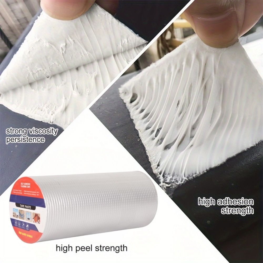 Butyl Tape 20"x32.8', Outdoor Leakproof Tape For Plastic And Metal Repair, RV Repair, Window And Boat Sealing, Silicone, Glass And Roof Leak Repair_maomaolike.com