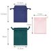 Silk-Like Sleep Mask & Drawstring Bag Set - Wedding Favors Gift (Double-Sided Breathable Luxury Travel Essentials)_maomaolike.com