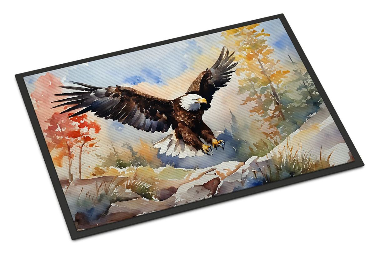 Eagle Doormat Front Door Mat Indoor Outdoor Rugs For Entryway, Non Slip Washable Low Pile, 24H X 36W_maomaolike.com
