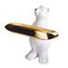 Creative Polar Bear Floor Ornament Living Room Entryway Tray Hotel TV Cabinet Home Decoration Storage Fruit Plate_maomaolike.com