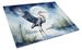 Blue Heron Under The Moonlight Glass Cutting Board Decorative Tempered Glass Kitchen Cutting And Serving Board Large Size Chopping Board_maomaolike.com