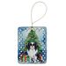 Japanese Chin Christmas Reindeer Porcelain Ornament Christmas Tree Hanging Decorations For Home Christmas Holiday, Rectangle, Gift, Multicolor_maomaolike.com