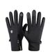 Unisex Outdoor waterproof gloves Ski touch screen winter men's and women's windproof fleece zipper full finger riding warm gloves_maomaolike.com