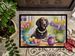 Decorating Easter Curly-Coated Retriever Doormat Front Door Mat Indoor Outdoor Rugs For Entryway, Non Slip Washable Low Pile, 24H X 36W_maomaolike.com