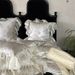 Nordic Boho Luxury High-precision Jacquard Four-piece Set, Long-staple Cotton, French Chiffon Trim, Vintage Pure Cotton_maomaolike.com