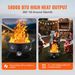 VEVOR Propane Fire Pit 24' Outdoor Portable Gas Fire Pit For Heating 58000 BTU_maomaolike.com