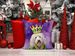 Komondor King Of Mardi Gras Throw Pillow Machine Washable, Indoor Outdoor Decorative Pillow For Couch, Bed Or Patio, 18Hx18W_maomaolike.com