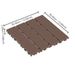 Plastic Interlocking Deck Tiles,44 Pack Patio Deck Tiles,12"x12" Square Waterproof Outdoor All Weather Use, Patio Decking Tiles For Poolside Balcony Backyard, Brown_maomaolike.com