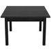 Square Dining Table Kitchen Table With Solid Wood Legs For 4_maomaolike.com