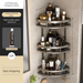 Space Aluminum Bathroom Shelf Bathroom Rack No-Drill Bathroom Washstand Triangle Wall-Mounted Corner Storage Rack_maomaolike.com