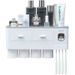 Automatic Toothpaste Dispenser Magic Wall-Mounted Squeezer Set Household Punch-Free Bathroom Toothbrush Holder_maomaolike.com