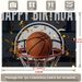 Basketball Happy Birthday Party Banner - 2D Flat Polyester Backdrop, Wall Hanging Photo Props, Party Decor_maomaolike.com