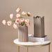 Nordic Minimalist Modern Ceramic Vase Living Coffee Table TV Cabinet Bedroom Model Room Decoration Artificial Flower_maomaolike.com