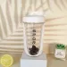 600ML Shaker Bottle With Whisk Ball BPA Free Plastic Protein Shakes Leakproof For Powder Workout Gym Sport_maomaolike.com