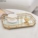 choiceness Vintage Mirror Tray - Jewelry/Desktop Display Plate_maomaolike.com