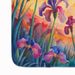 Iris In Color Memory Foam Kitchen Mat Machine Washable Anti-Fatigue Mat Cushion Comfort Bath Mat Or Kitchen Rug_maomaolike.com