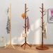 Bedroom Floor-standing Bag Hanging Beech Vertical Solid Wood Living Room Coat Household Hanger Simple Clothes Rack_maomaolike.com