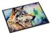 Wolves Wolf Doormat Front Door Mat Indoor Outdoor Rugs For Entryway, Non Slip Washable Low Pile, 24H X 36W_maomaolike.com