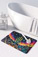 Queen Of The Night Cactus In Color Memory Foam Kitchen Mat Machine Washable Anti-Fatigue Mat Cushion Comfort Bath Mat Or Kitchen Rug_maomaolike.com
