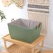 Rattan Woven Snack Foldable Straw Toy With Handle Storage Laundry Miscellaneous Basket_maomaolike.com