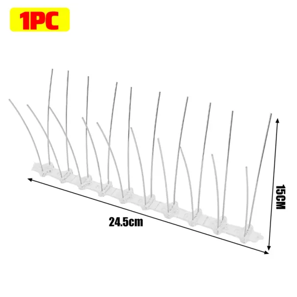 Stainess Stee Pigeon Squirre Repeer Deterrent Nai Toos Contro Pest Bird Spikes For Roof Fence Bacony Window_maomaolike.com
