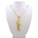 Saint Jude Necklace 14K Gold Plated San Judas Pendant Figaro Chain_maomaolike.com