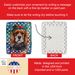 Cavalier Spaniel Christmas Porcelain Ornament Christmas Tree Hanging Decorations For Home Christmas Holiday, Rectangle, Gift, Multicolor_maomaolike.com