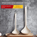 Long Handle Wheat Fiber Soup Spoon, Heat Resistant, Available In Various Sizes, Suitable For Ramen, Soup, Porridge,_maomaolike.com