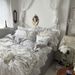 Wholesale INS Girl Heart French Romantic Small Floral Four-Piece Princess Style Retro Lace Pure Cotton 4-Piece Set_maomaolike.com