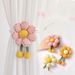 Modern Simple Tiebacks Pair Adjustable Rope Curtain Buckle Gathering Tie Decorative Flowers 2p-set_maomaolike.com