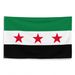 Home & Garden Spot Syrian Flag Three Stars Flag Of The Syrian 3x5FT Scarf Hand Flag_maomaolike.com