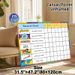 Daily Behavior Reward Chart Painting Poster, Vibrant Cartoon-style Behavior Checklist Poster, Practical Design To Track Positive Daily Actions, Ideal_maomaolike.com