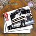 Heavy-duty Truck Painting Poster, Sleek Stylized Black-White-Gold Detailed Truck Art Poster, Eye-catching Vehicle Wall Decor Suitable For Garage, Man_maomaolike.com