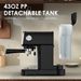 20 BAR Slim Espresso Machine With Milk Frother, Cup Warmer, 43 OZ Detachable Tank, For Espresso, Americano, Latte, Space-Saving, Screen Button, Black, Resale Prohibited_maomaolike.com