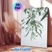 Botanical Eucalyptus & Olive Branch Painting Poster, Soft-toned Minimalist Foliage Poster, Calming Natural Decor Ideal For Living Room, Bedroom_maomaolike.com