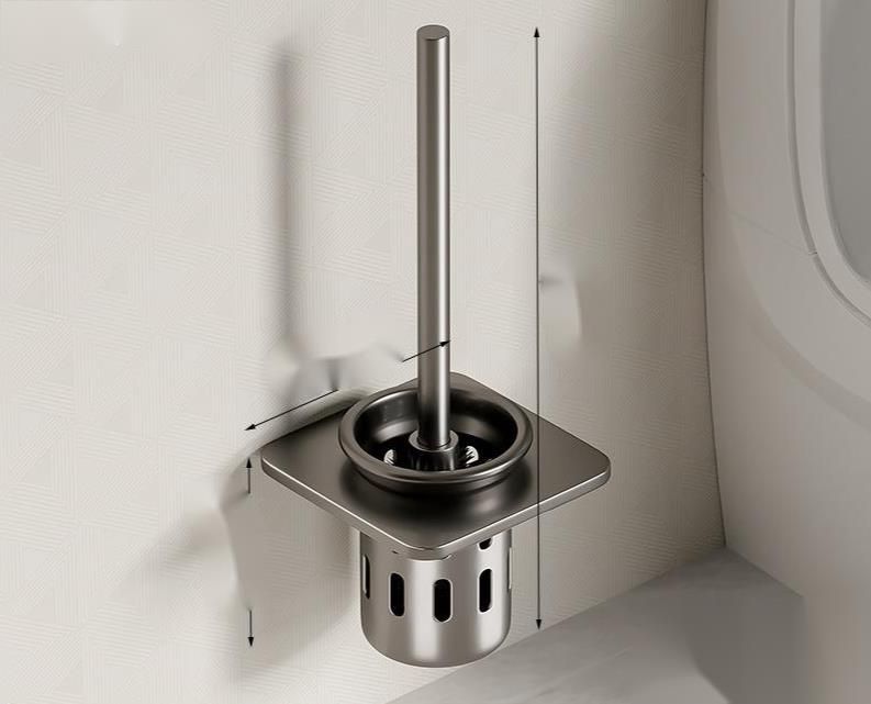 for Home Use, Dead Angle, No Drilling Required, Bathroom Brush, Seat Cleaner, Toilet Brush Head_maomaolike.com