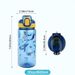600ml/20oz Children's Cup Silicone Spout Tritan Material Leak-proof Plastic Summer Water Bottle With Straw_maomaolike.com