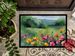 North Dakota Wild Prairie Roses In Watercolor Doormat Front Door Mat Indoor Outdoor Rugs For Entryway, Non Slip Washable Low Pile, 24H X 36W_maomaolike.com