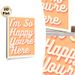 Warm Welcome Quote Painting Poster, Soft Peach-toned Retro Typographic Poster, Uplifting Heartfelt Message, Ideal For Living Room, Entryway And Cozy_maomaolike.com