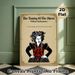 The Taming Of The Shrew Themed Painting Poster, Vintage Shakespearean Character Illustration Poster, With Classic Literary Quote, Ideal For Study Room_maomaolike.com